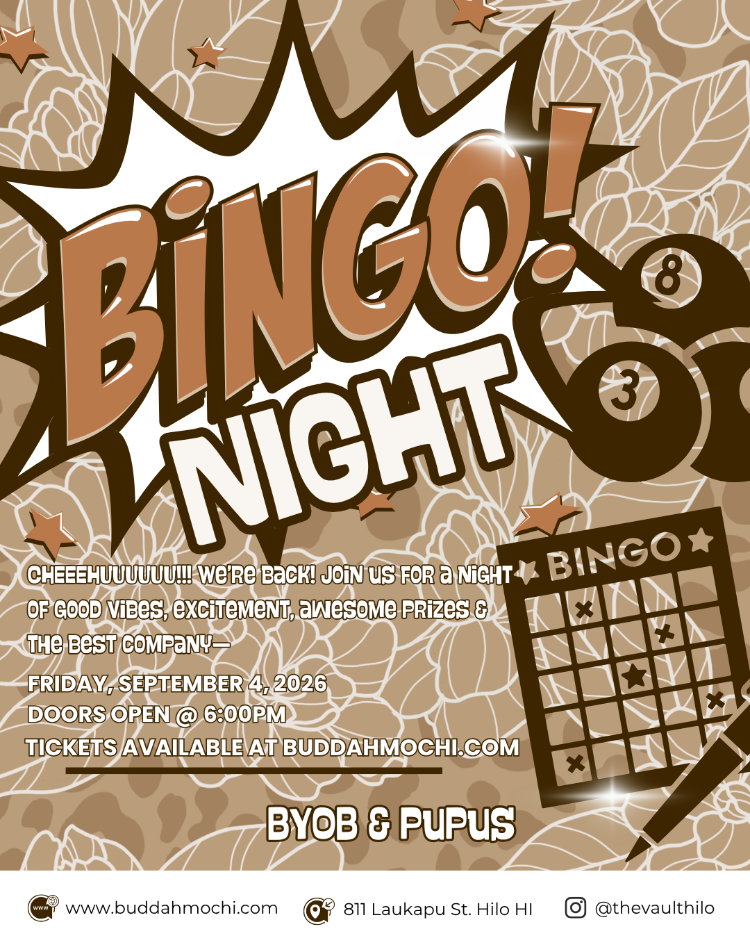 9/4 (FRI) HILO BINGO NIGHT