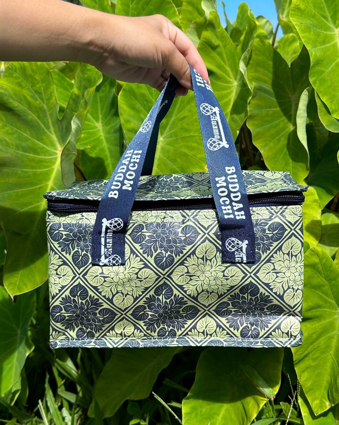 MINI THERMAL x Auamo | Anthurium Kuiki • Navy + Green