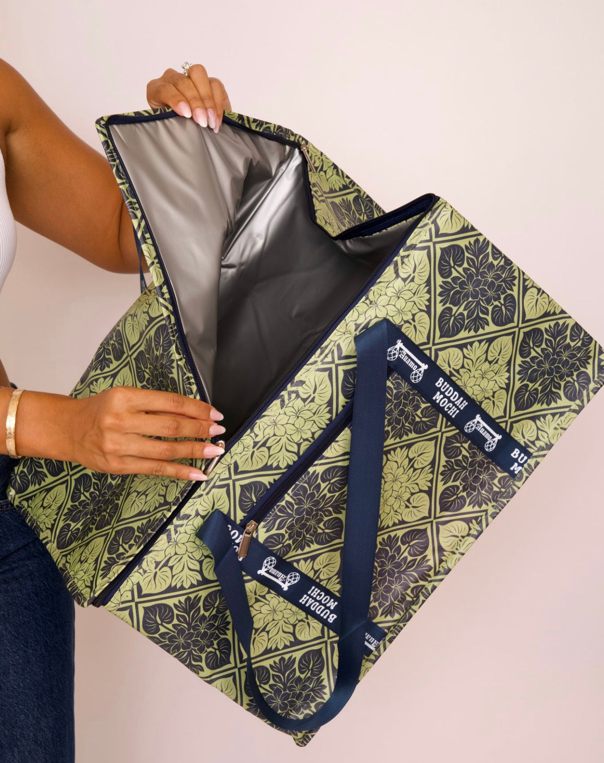 LARGE THERMAL x Auamo | Navy + Green