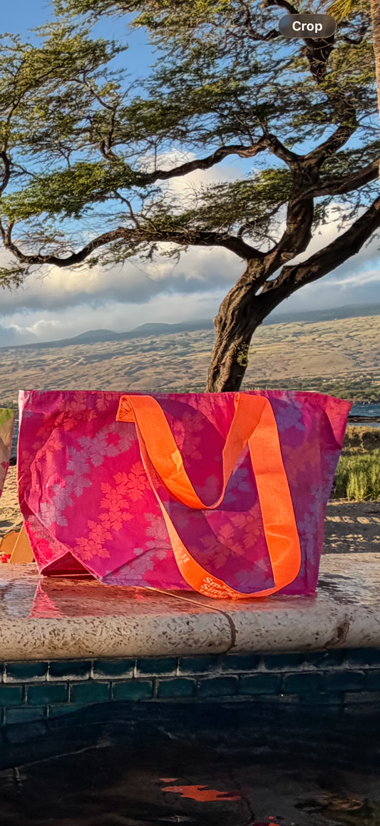 ZIPPED TOKYO x SMALL+ SIMPLE • dragon fruit  (pink+ orange strap)